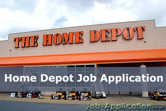 home depot job application