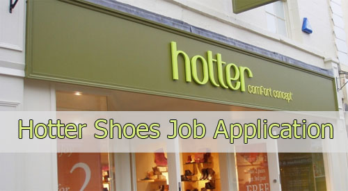 hotter shoes job application