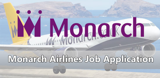 Monarch Airlines Job Application