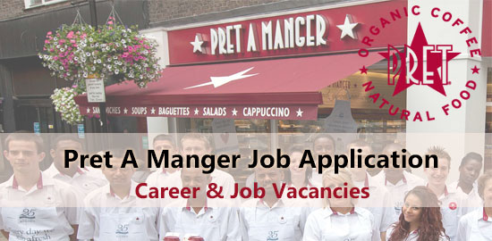 pret a manger job application