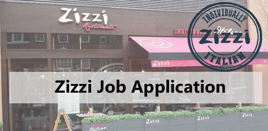 Zizzi job application online