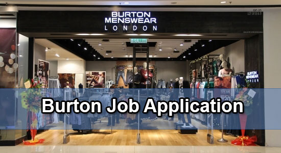 Burton job application