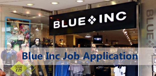 blue inc job application