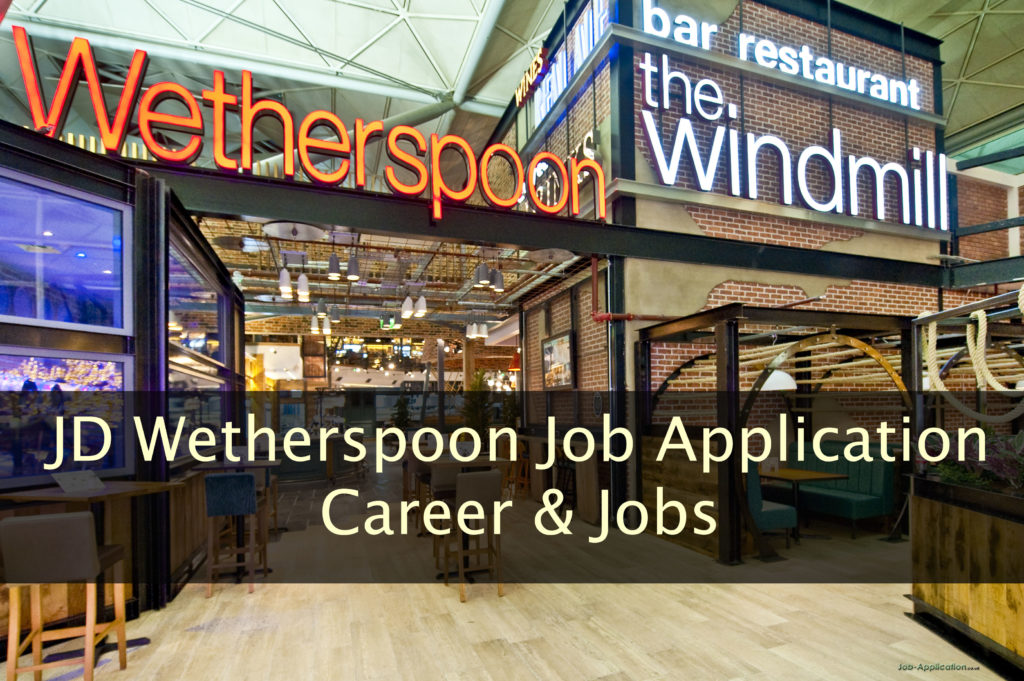JD Wetherspoon Job application