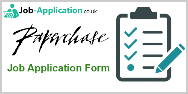 Paperchase Job Application Form