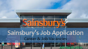 application letters for sainsbury's
