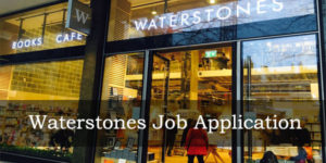 Waterstones job application