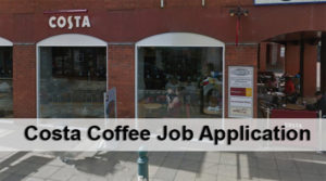 Costa Coffee Job Application
