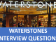 waterstones interview questions